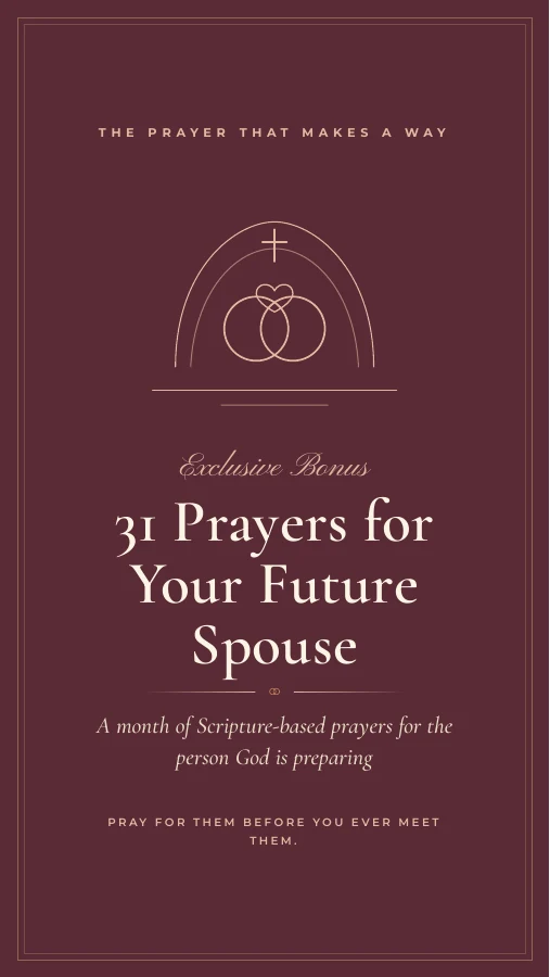 31 Prayers for Your Future Spouse bonus ebook cover