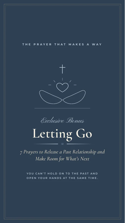 Letting Go: 7 Prayers bonus ebook cover